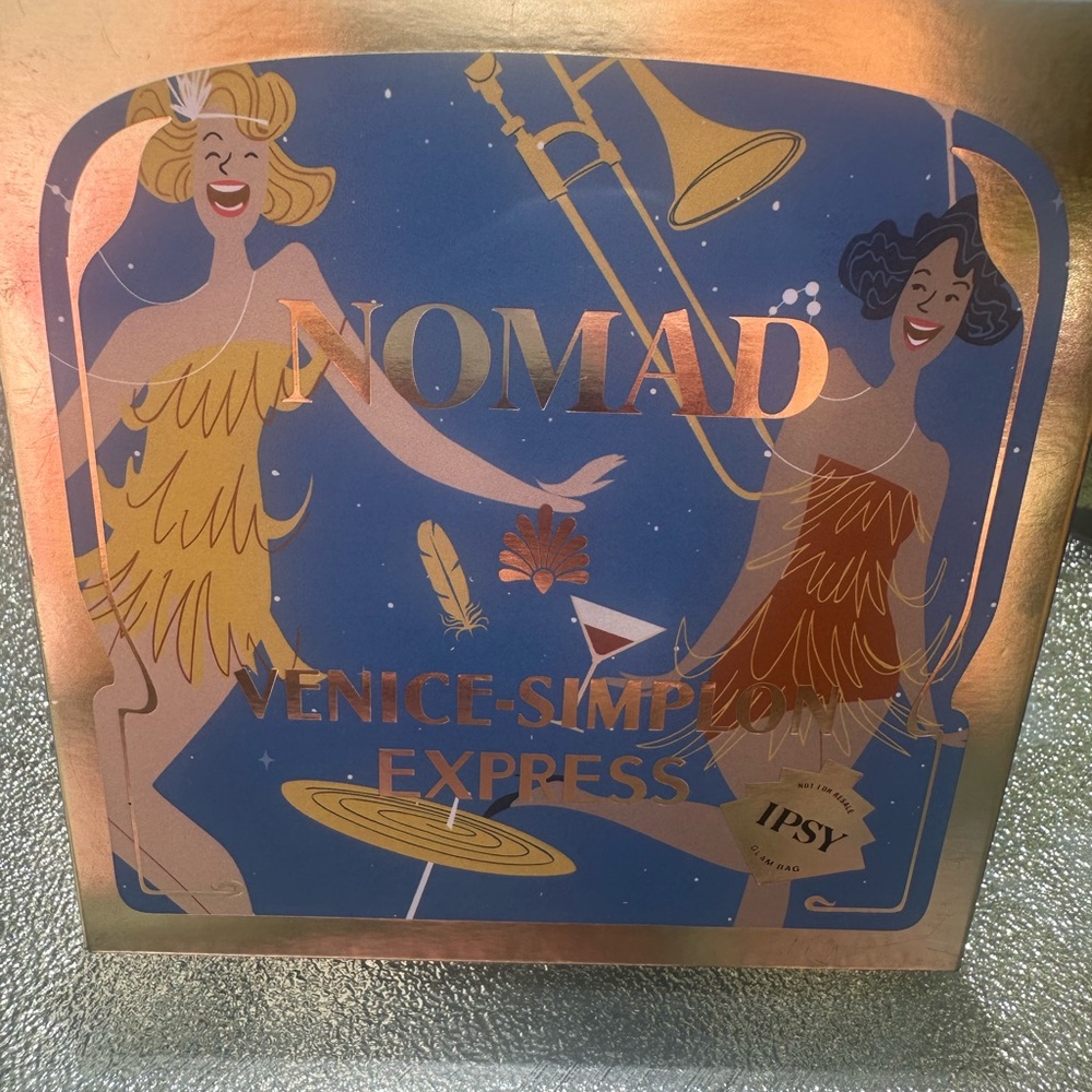Nomad Vibrant with Blue and Gold Accents